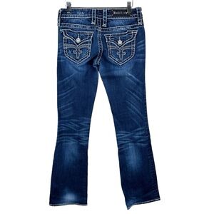 Rock Revival Eva Relaxed Boot Cut Jeans Size 27